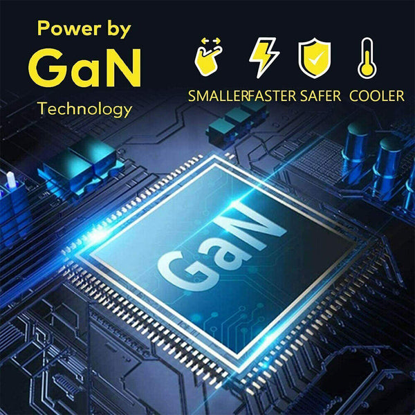 6 Port Fast GaN 200W Multi USB-C Wall Charger Quick Charging QC PD Type C USB AU