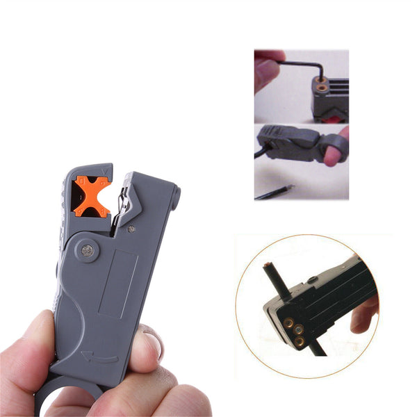 2x Automatic Wire Cutter Stripper Pliers Electrical Cable Crimper Terminal Tool