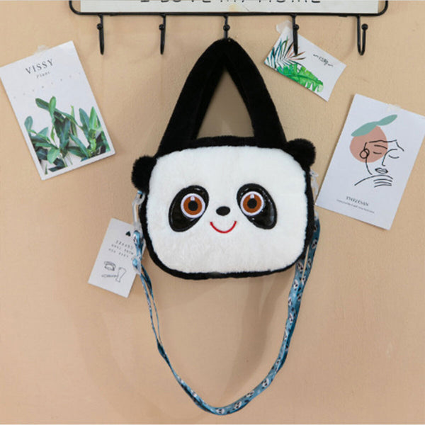 Cute Panda Plush Crossbody Bag | Kids Shoulder Purse for Girls & Travel Gifts
