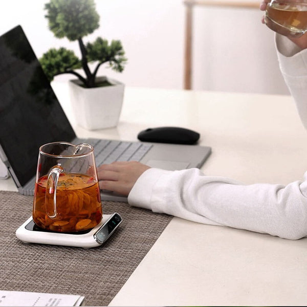 Smart USB Coffee Mug Warmer Adjustable Tea Milk Cup Heating Plate