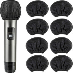 200pcs Disposable Microphone Covers | Non-Woven Mic Windscreen Hygiene Protectors
