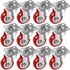 4PCS Heavy Duty 5inch Swivel Castor Wheel Furniture Trolley Caster Swivel Brake