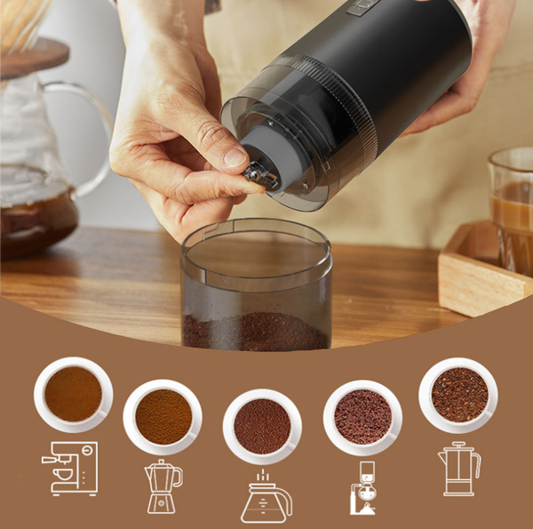 Electric Coffee Grinder Grinding Mill Bean Nut Spice Herbs Blender Machine USB