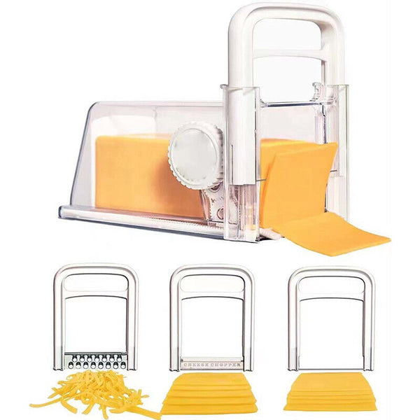 4-in-1 Cheese and Butter Slicer Set | Multi-Function Kitchen Cutting Tool for Home