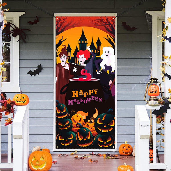 Halloween hallway door decoration for a school Halloween week