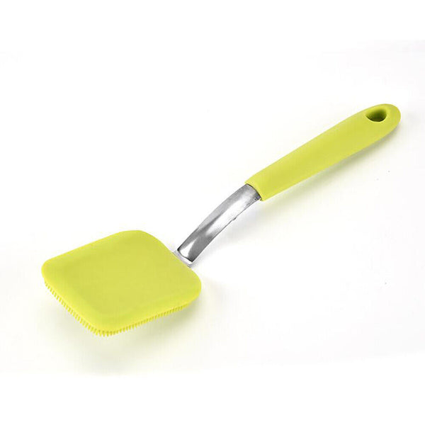 Kitchen Cleaner Tool Silicone Washing Sponge Long Handle Cleaning Brushes Dish