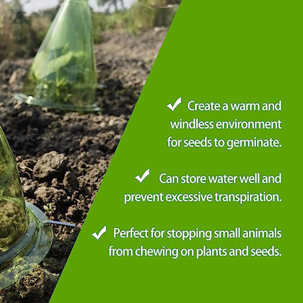 12PCS Plant Bell Covers – Reusable Garden Plant Protection Domes