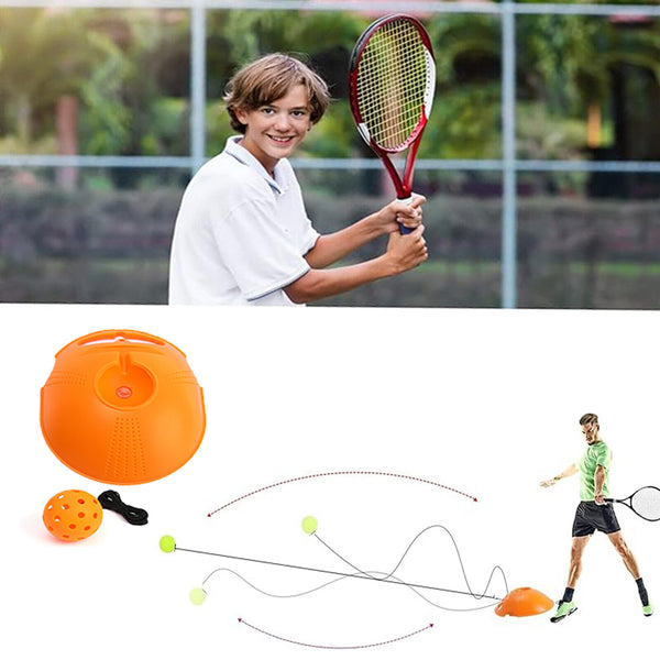 Solo Tennis Trainer Set Single Self-Study Training Device Rebound Ball Practical