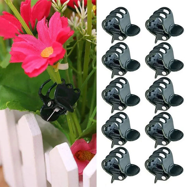 80PCS Orchid Supporting Fixed Stake Clip Set Grow Upright Stake Healthy Plant AU