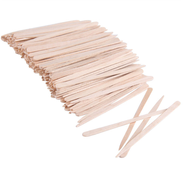 100PCS Wooden Waxing Wax Spread Spatula Sticks Body Hair Removal Disposable girl