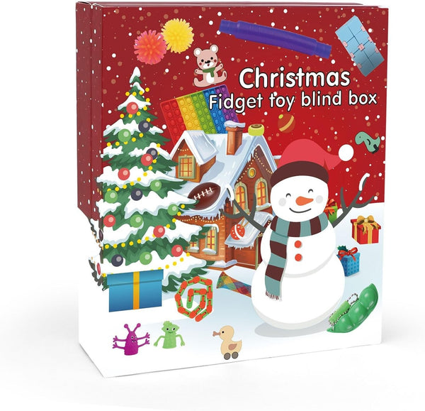 Fidget Advent Calendar 2024, 24 Days of Surprises Fidget Toys Box, Christmas Hol