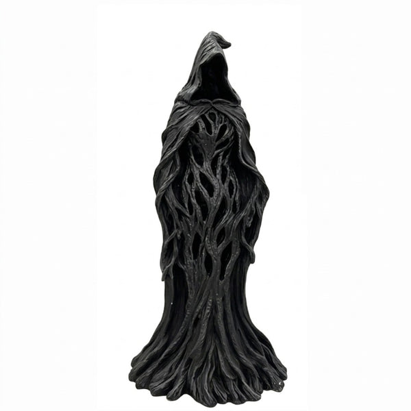 Cracker Barrel Witch Statue Gothic Halloween Resin Figurine Retro Magician Decor