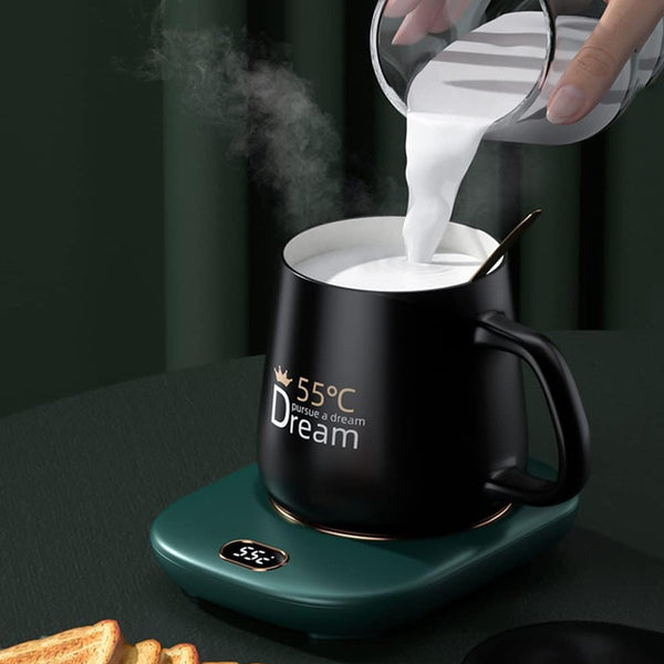 USB Heated Cup Warmer 3 Temperature Coffee Mug Warmer Pad for Desk Office