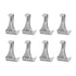 20x Picture Rail Hooks Moulding Rail Hook Photo Frame Heavy Duty Metal Hangers