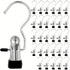 30pcs Stainless Steel Laundry Hooks with Clips | Boot Hanger Clips for Jeans, Hats & Socks