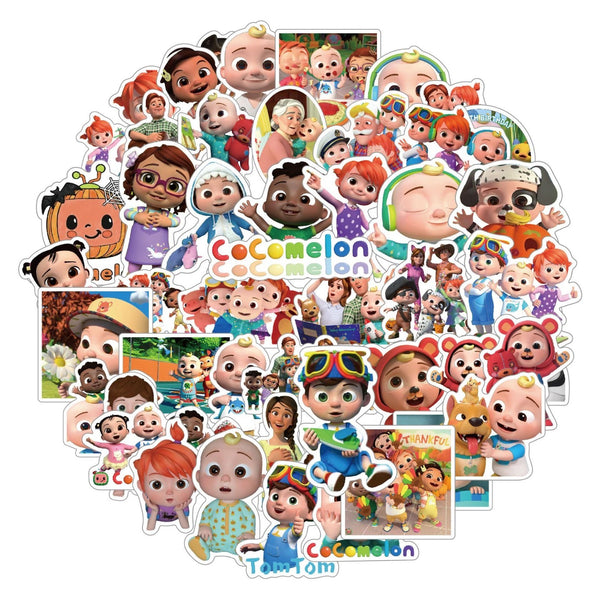 Cocomelon  Tableware Party Supplies Kids Birthday Banner Topper Balloon Plate
