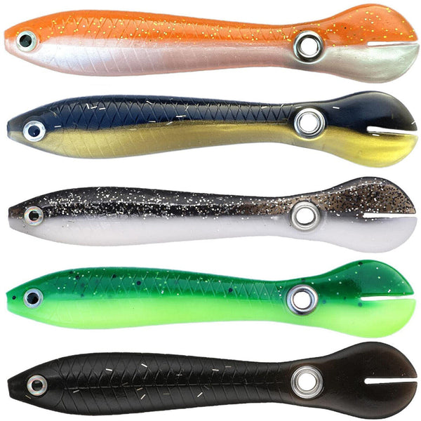 10PCS Fishing Lure Fake Bait Soft Bionic Fishing Lure Saltwater Freshwater Lures