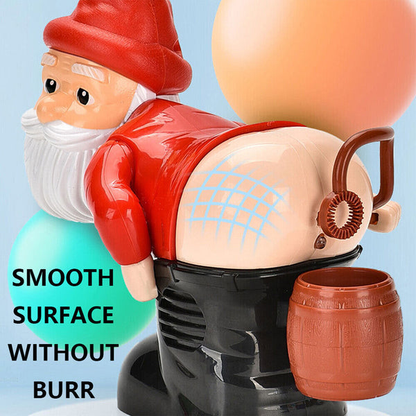 Bubble Maker Toy Santa Claus Funny Music Automatic Fart Bubble Blower Lights DM