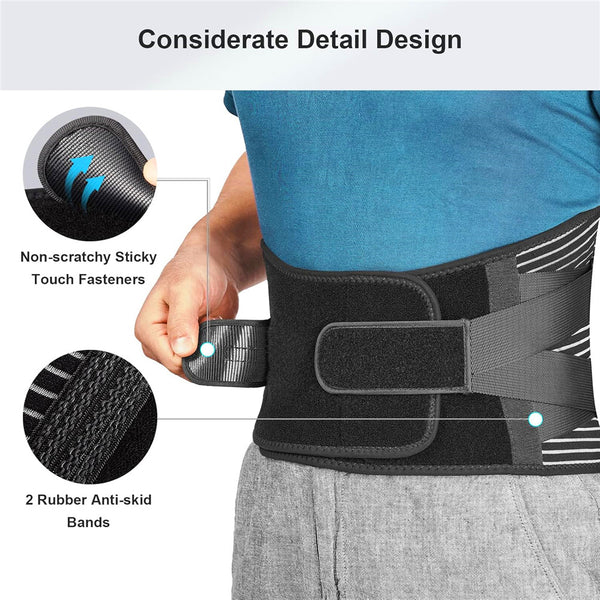 Hook-and-loop fastening and anti-slip bands