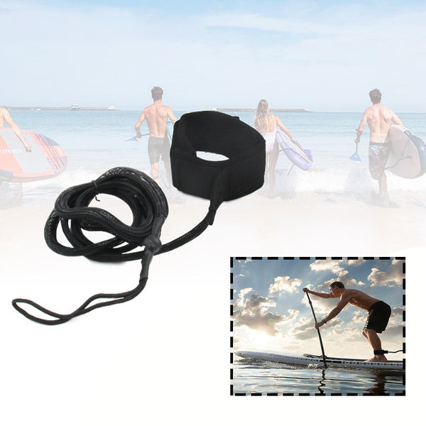 SUP Paddleboard Surfboard Coiled Leash Ankle Wrist Leg Rope Safety Leash 2.18M