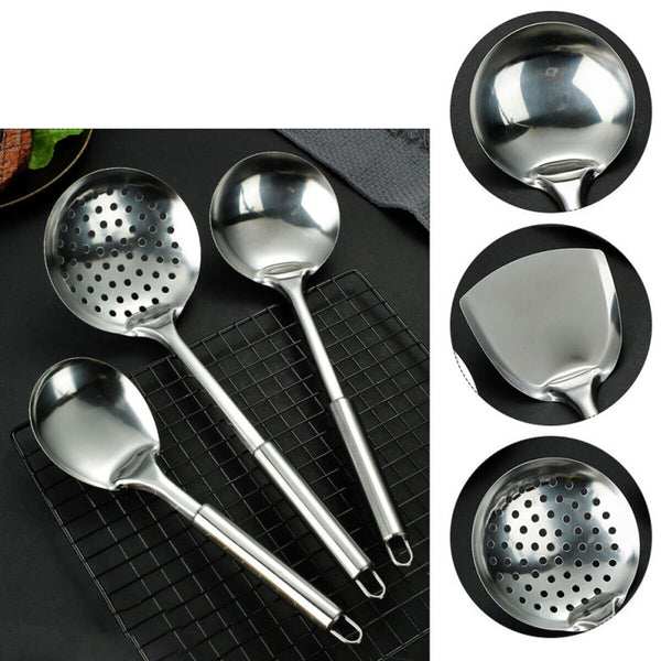 6pcs Stainless Steel Kitchen Utensil Cooking Tool Set Serving Spoon Cookware AU