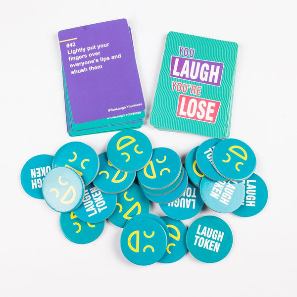 You Laugh You're Out Board Game Christmas Party Family Gathering Card Games