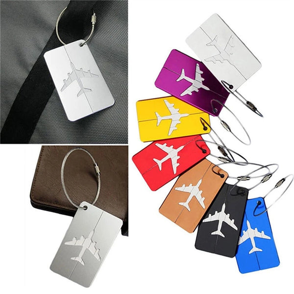 Luggage Tag Travel ID Tag Address Label Tag for Backpack Handbag Colourful