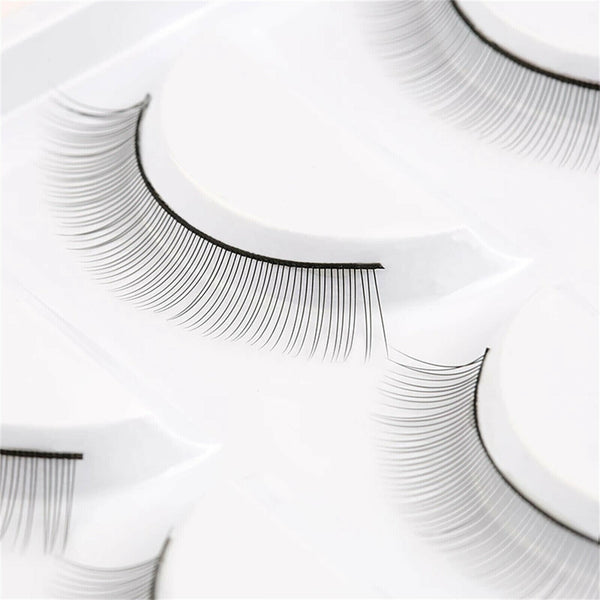 10 pairs Practice Eyelash Extension Adhesive Training False Lashes Strip Pro