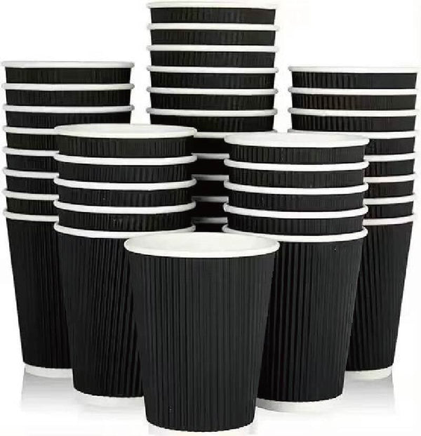Disposable Coffee Cups Bulk Takeaway Paper Triple Wall Take Away  8oz/120z/160z