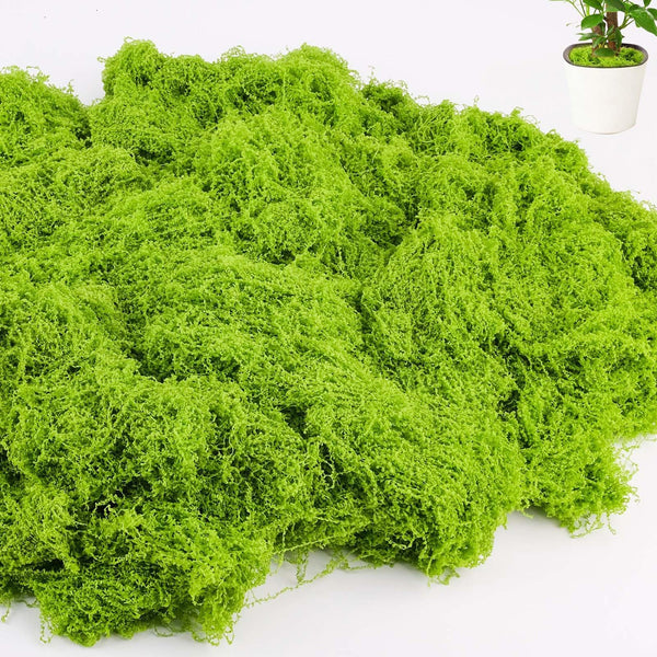 1000g Artificial Moss Decoration | Fake Green Moss for Terrariums, Crafts & Garden Decor