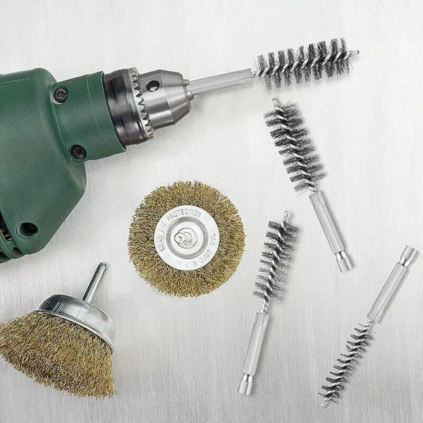Stainless Steel Wire Brush Bore Cleaning Brush 1/4