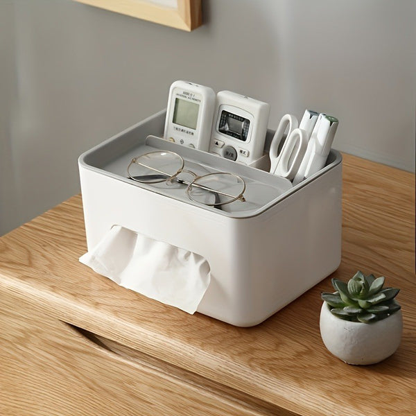 Tissue box multi-functional desktop storage box drawer box remote control Box AU