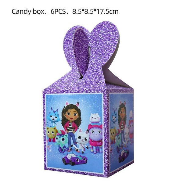 Gabby's Party Tableware Party Supplies Girls Birthday Banner Topper Balloon