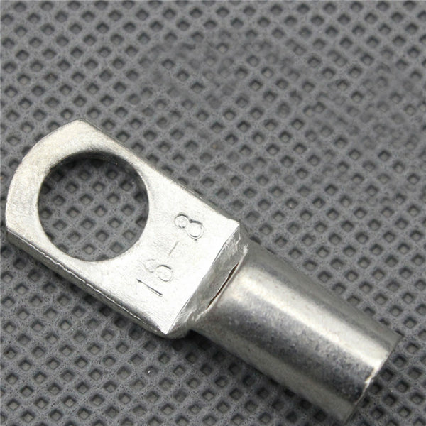 100pcs Tinned Copper Cable Lugs 16mm | Battery Terminal Connectors 8mm Hole