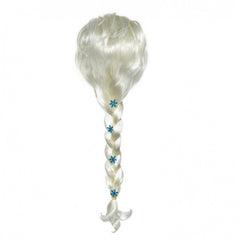 Kids Ice Princess Costume Dress – Girls Fairy Tale Ball Gown with Wig