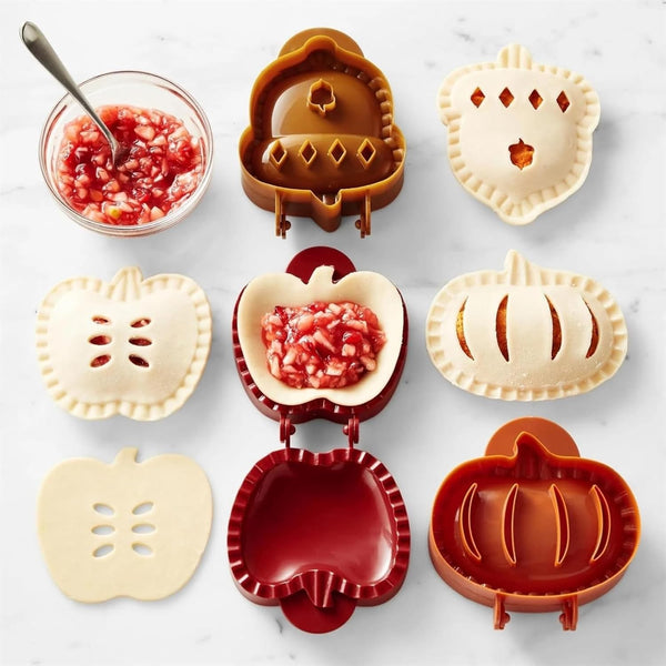 Holiday Mini Pie Molds Hand Pie Maker Christmas Pastry Baking Moulds Set