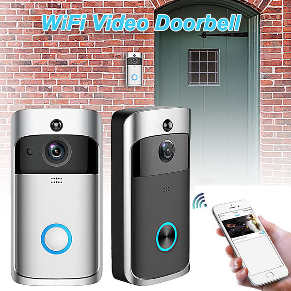 Wireless Doorbell WiFi Phone Security Camera Ring Video Door Bell Smart Intercom