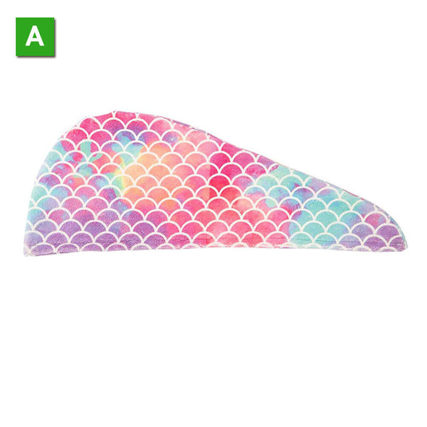 Fast Dry Microfibre Hair Towel Drying Turban Bath Head Wrap Hat Spa Cap AU Stock