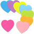 1080 Pack Heart Shaped Sticky Notes – Bright Self Adhesive Memo Pads for Home, School and Office