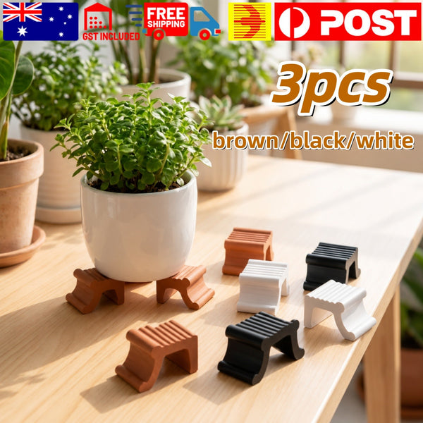 3PCS Flower Pot Bracket – PLA Plant Pot Feet and Tray Risers