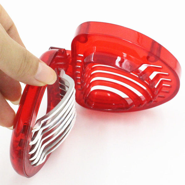 Strawberry Slicer Fruit Cake Plastic Carving Tools Cutter Decoration Salad Egg