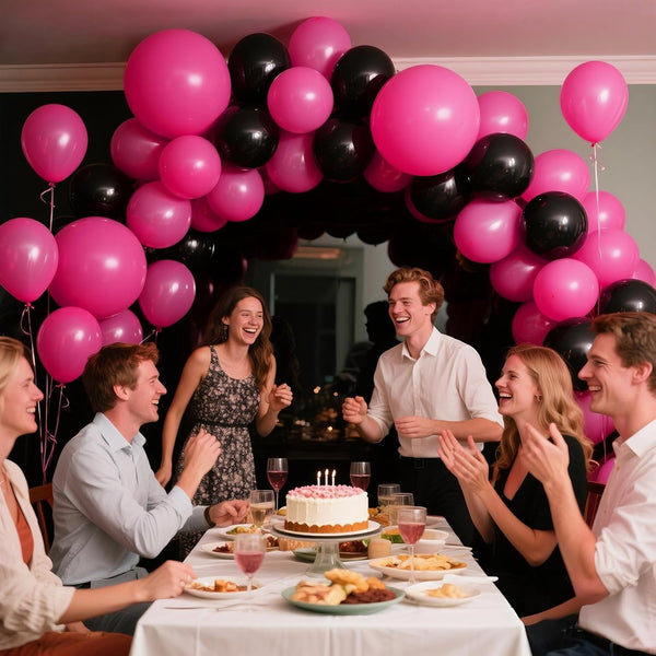174X Balloon Arch Set Wedding Birthday Party Garland Rose Red Balloons Decor AU