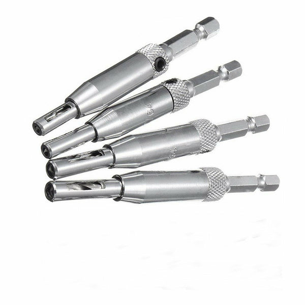 Doors Self Centering Hinge Hardware Tapper Core Drill Bit Set Hole Guides Drawer