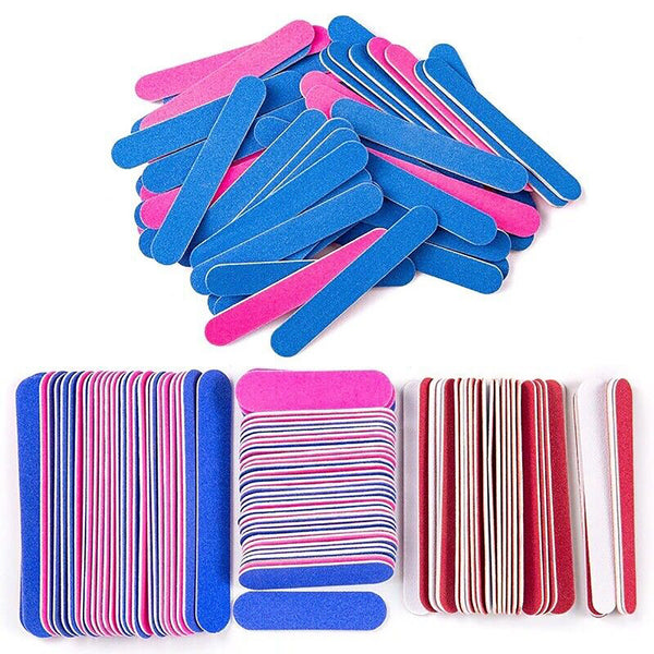 100X Mini Nail Files Professional Disposable Double Side Art Pedicure  Manicu AU