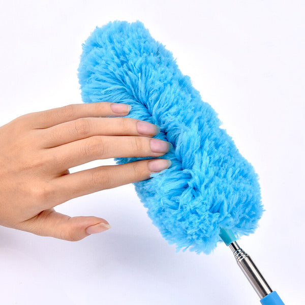 Adjustable Microfiber Dust Brush Furniture Cleaning Telescopic Duster Home Car