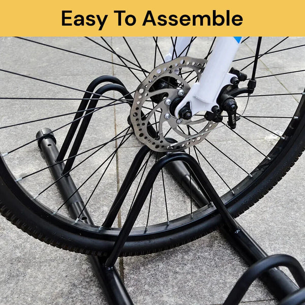 New Bike Floor Parking Rack Steel Bicycle Storage Holder Cycling Portable Stand