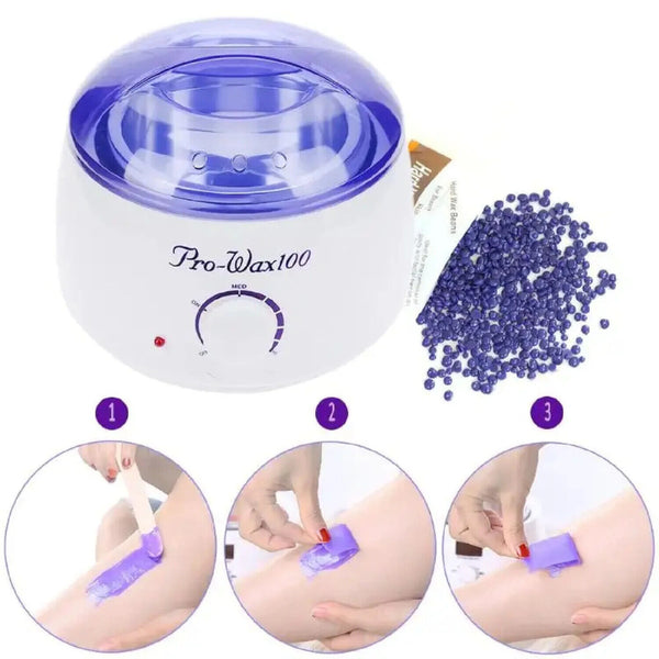 Wax Pot Wax Warmer Hard Wax Bean Body Hair Remover Heater Waxing Machine Kit AUS