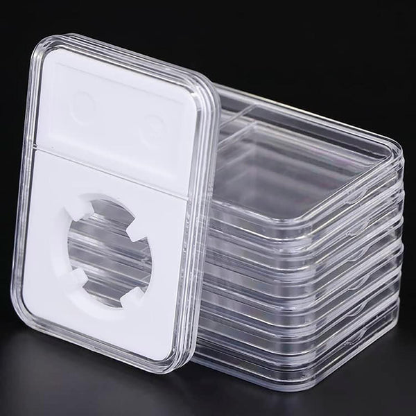 5pcs 21mm Coin Slab Holder Protector Grade NGC PCGS Display Storage Box Case AU