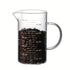 4 Piece Glass Measuring Cup Set – 500ml and 90ml Measuring Beakers with Handle and V Spout