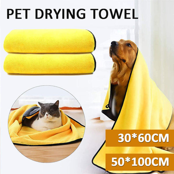 Pet Super Clothes Drying Absorbent Sleepwear Bathrobe Robe Soft Robe Dog Towel